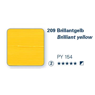 Schmincke PRIMAcryl akrilfesték, 35 ml - 209, brilliant yellow