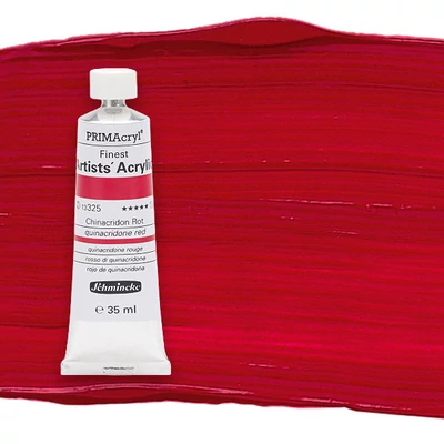 Schmincke PRIMAcryl akrilfesték, 35 ml - 325, quinacridone red