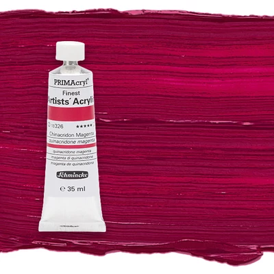 Schmincke PRIMAcryl akrilfesték, 35 ml - 326, quinacridone magenta