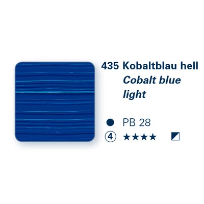 Schmincke PRIMAcryl akrilfesték, 35 ml - 435, cobalt blue light