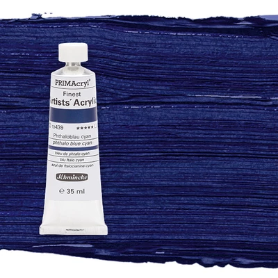 Schmincke PRIMAcryl akrilfesték, 35 ml - 439, phthalo blue cyan