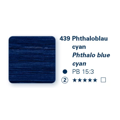 Schmincke PRIMAcryl akrilfesték, 35 ml - 439, phthalo blue cyan