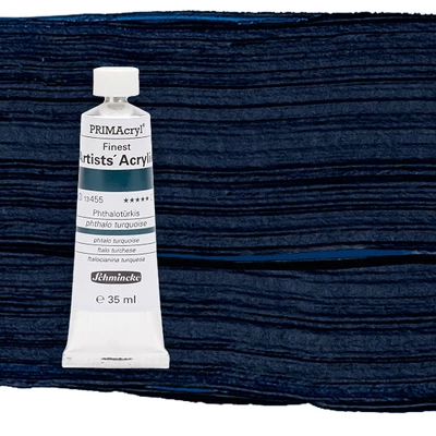 Schmincke PRIMAcryl akrilfesték, 35 ml - 455, phthalo turquoise