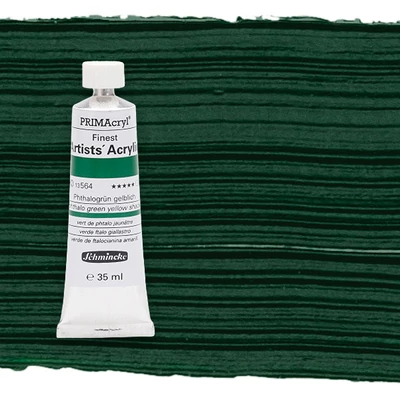 Schmincke PRIMAcryl akrilfesték, 35 ml - 564, phthalo green yellow shade
