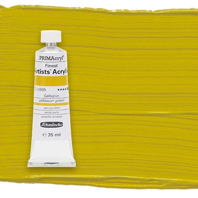 Schmincke PRIMAcryl akrilfesték, 35 ml - 569, yellowish green