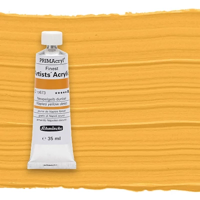 Schmincke PRIMAcryl akrilfesték, 35 ml - 673, naples yellow deep