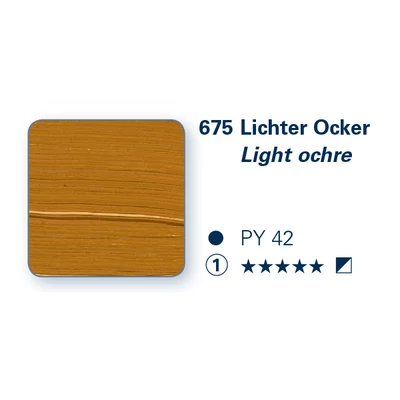 Schmincke PRIMAcryl akrilfesték, 35 ml - 675, light ochre