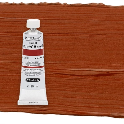 Schmincke PRIMAcryl akrilfesték, 35 ml - 680, red iron oxide