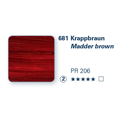 Schmincke PRIMAcryl akrilfesték, 35 ml - 681, madder brown
