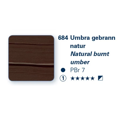 Schmincke PRIMAcryl akrilfesték, 35 ml - 684, natural burnt umber