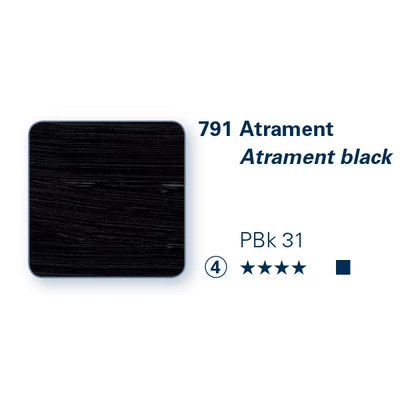 Schmincke PRIMAcryl akrilfesték, 35 ml - 791, atrament black