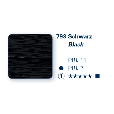 Schmincke PRIMAcryl akrilfesték, 35 ml - 793, black