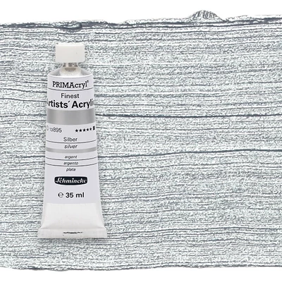 Schmincke PRIMAcryl akrilfesték, 35 ml - 895, silver