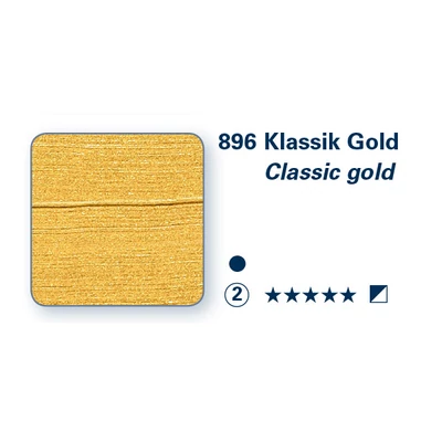 Schmincke PRIMAcryl akrilfesték, 35 ml - 896, classic gold
