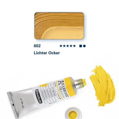 Schmincke Akademie olajfesték, 60 ml - 602, yellow ochre