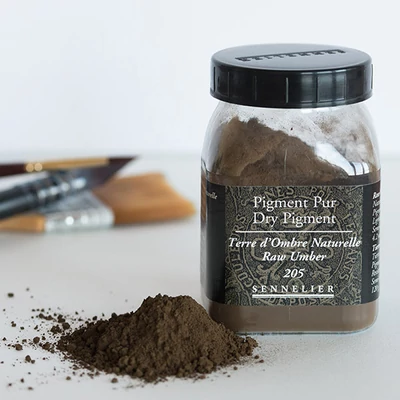 Sennelier pigment - 205, raw umber, 120 g
