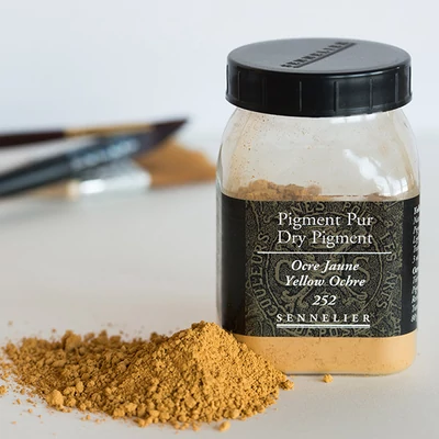 Sennelier pigment - 252, yellow ochre, 80 g