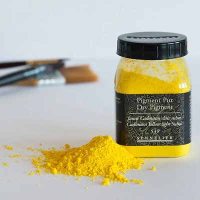 Sennelier pigment - 539, cadmium yellow light hue, 120 g