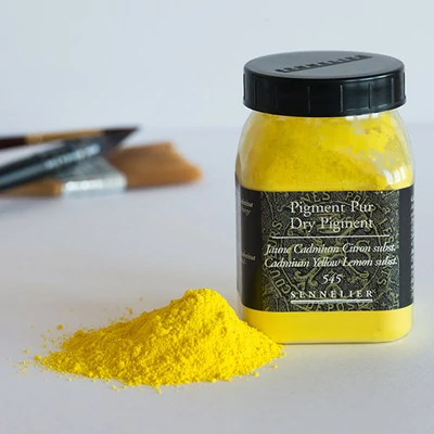 Sennelier pigment - 545, cadmium yellow lemon hue, 140 g
