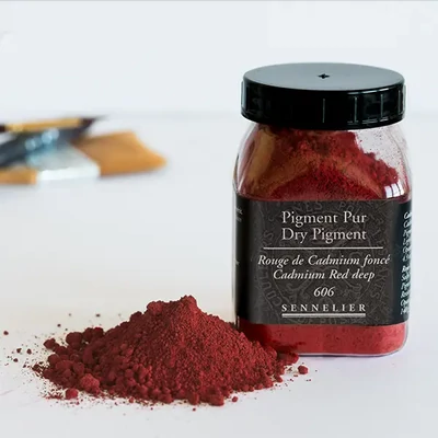 Sennelier pigment - 606, cadmium red deep, 120 g