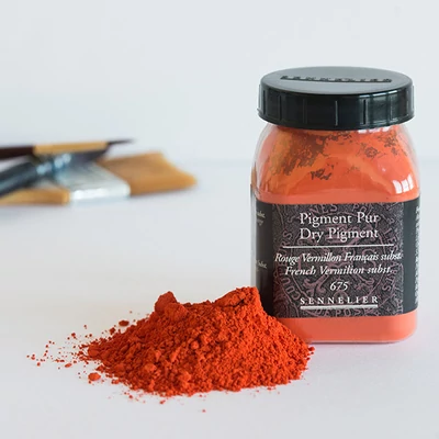 Sennelier pigment - 675, french vermilion, 100 g
