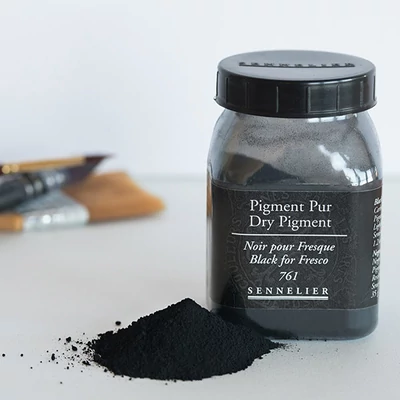 Sennelier pigment - 761, black for fresco, 35 g