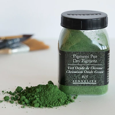 Sennelier pigment - 815, chrome oxide green, 160 g