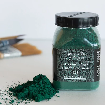 Sennelier pigment - 835, cobalt green deep, 120 g
