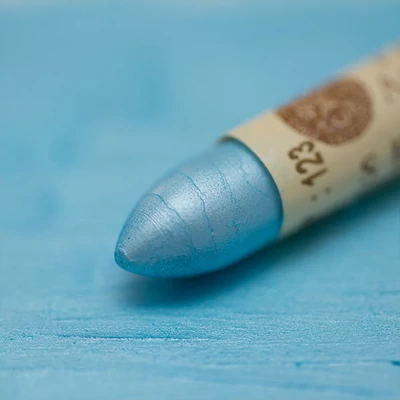 Sennelier olajpasztell kréta - 123, irizáló, transparent blue