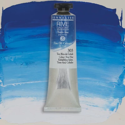 Sennelier Rive Gauche olajfesték, 40 ml - 303, cobalt blue hue