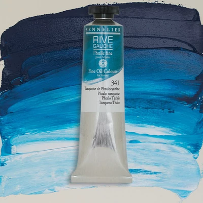 Sennelier Rive Gauche olajfesték, 40 ml - 341, turquoise