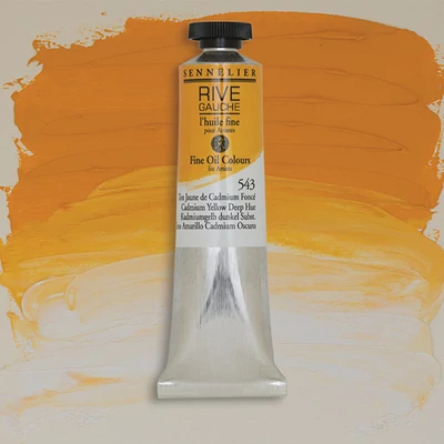 Sennelier Rive Gauche olajfesték, 40 ml - 543, cadmium yellow deep hue
