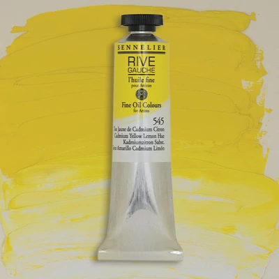 Sennelier Rive Gauche olajfesték, 40 ml - 545, cadmium yellow lemon hue