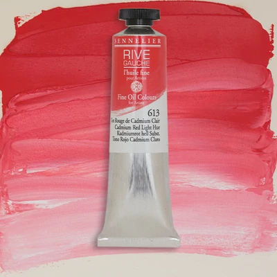 Sennelier Rive Gauche olajfesték, 40 ml - 613, cadmium red light hue