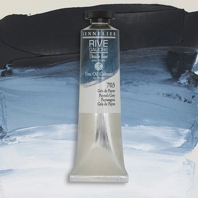 Sennelier Rive Gauche olajfesték, 40 ml - 703, Payne's grey