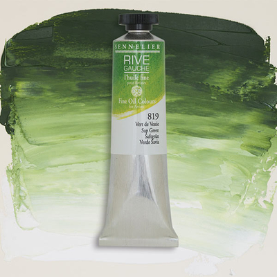 Sennelier Rive Gauche olajfesték, 40 ml - 819, sap green