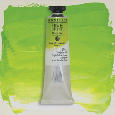 Sennelier Rive Gauche olajfesték, 40 ml - 871, bright yellow green