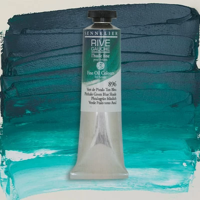 Sennelier Rive Gauche olajfesték, 40 ml - 896, phthalo green (blue shade)