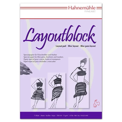 Hahnemühle layout tömb filctollhoz, 75 g - A2