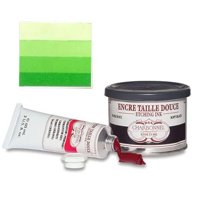 Charbonnel rézkarcfesték, 200 ml - spring green