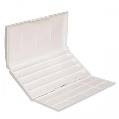 Akvarellfesték tartó doboz, 24x1/1 vagy 36x1/2 szilkéhez - műanyag