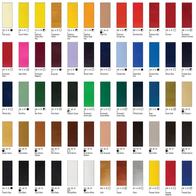 Winsor&amp;Newton Galeria akrilfesték, 60 ml - 337, lamp black