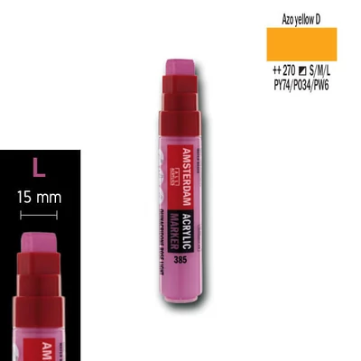 Talens Amsterdam akril filctoll, L - 270, azo yellow deep