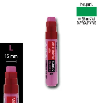 Talens Amsterdam akril filctoll, L - 618, permanent green light