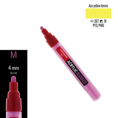 Talens Amsterdam akril filctoll, M, 267 - azo yellow lemon