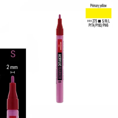 Talens Amsterdam akril filctoll, S - 275, primary yellow