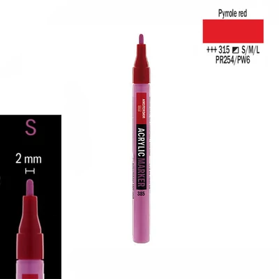Talens Amsterdam akril filctoll, S - 315, pyrrole red