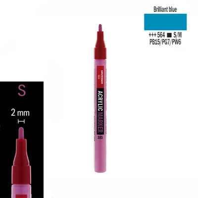 Talens Amsterdam akril filctoll, S - 564, brillant blue