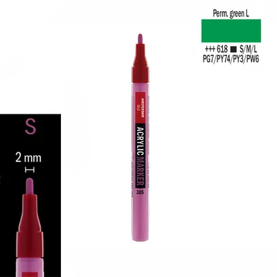 Talens Amsterdam akril filctoll, S - 618, permanent green light