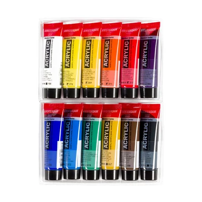Talens Amsterdam akrilfesték készlet - 12x20 ml
